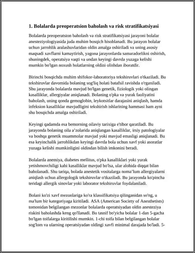 BOLALAR ANESTEZIYALOGIYASI 3