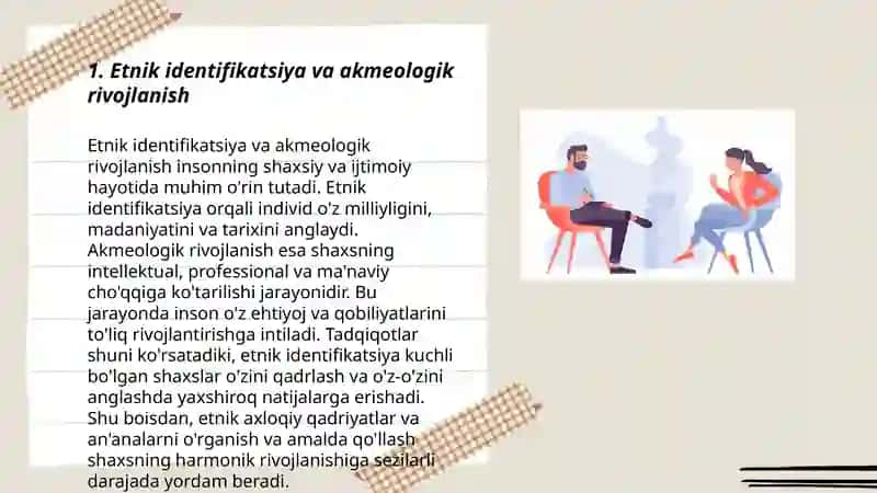 Etnik akmeologiya.Psixologik va akmeologiya maslahat strategiyalari 3