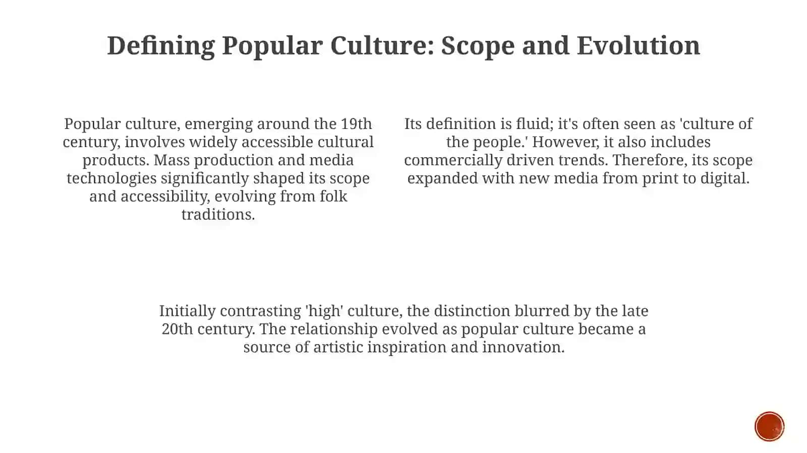 Understanding Popular Culture: Definitions, History, and Key Elements 3