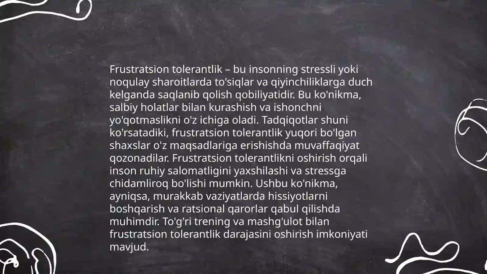 Frustratsion tolerantlik 3