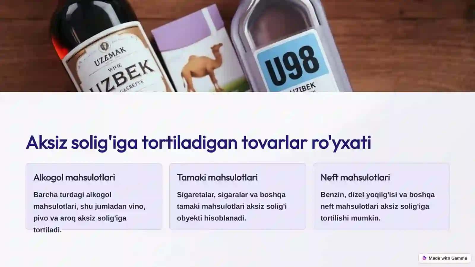Aksiz solig'i: Mohiyati va amaliyoti 3