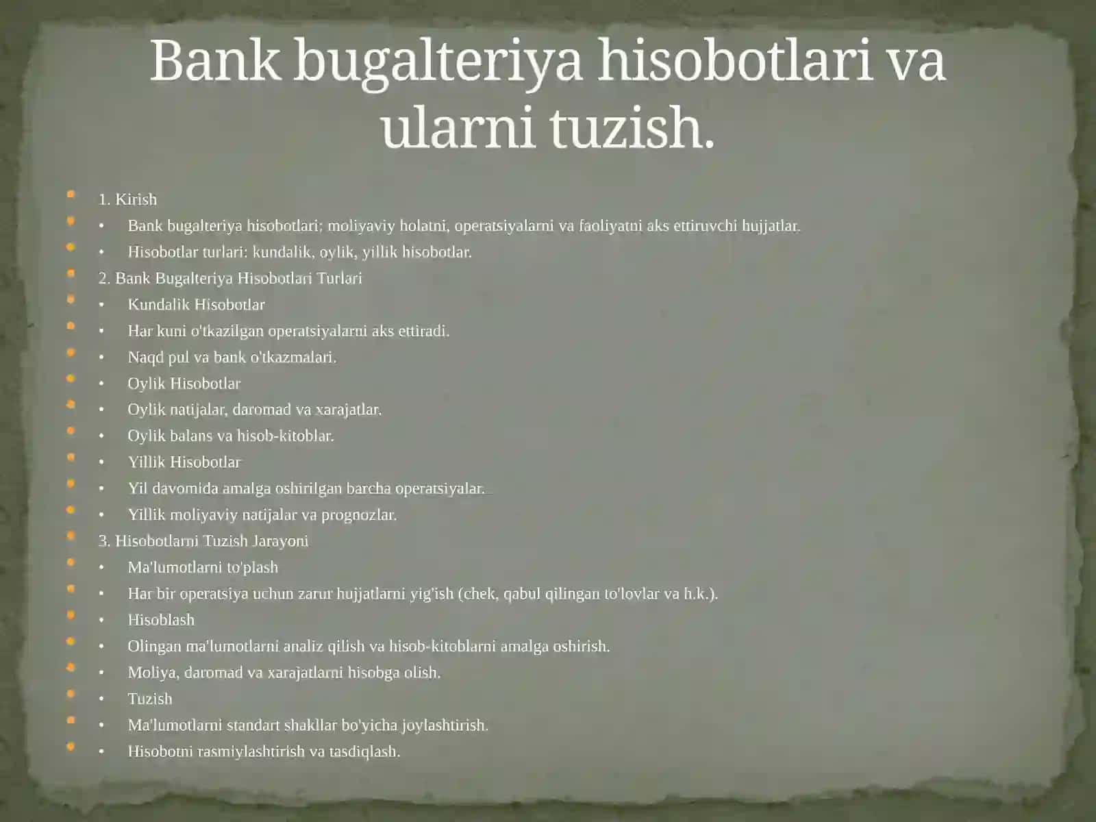 Banklarda buxgalteriya xisobi 3