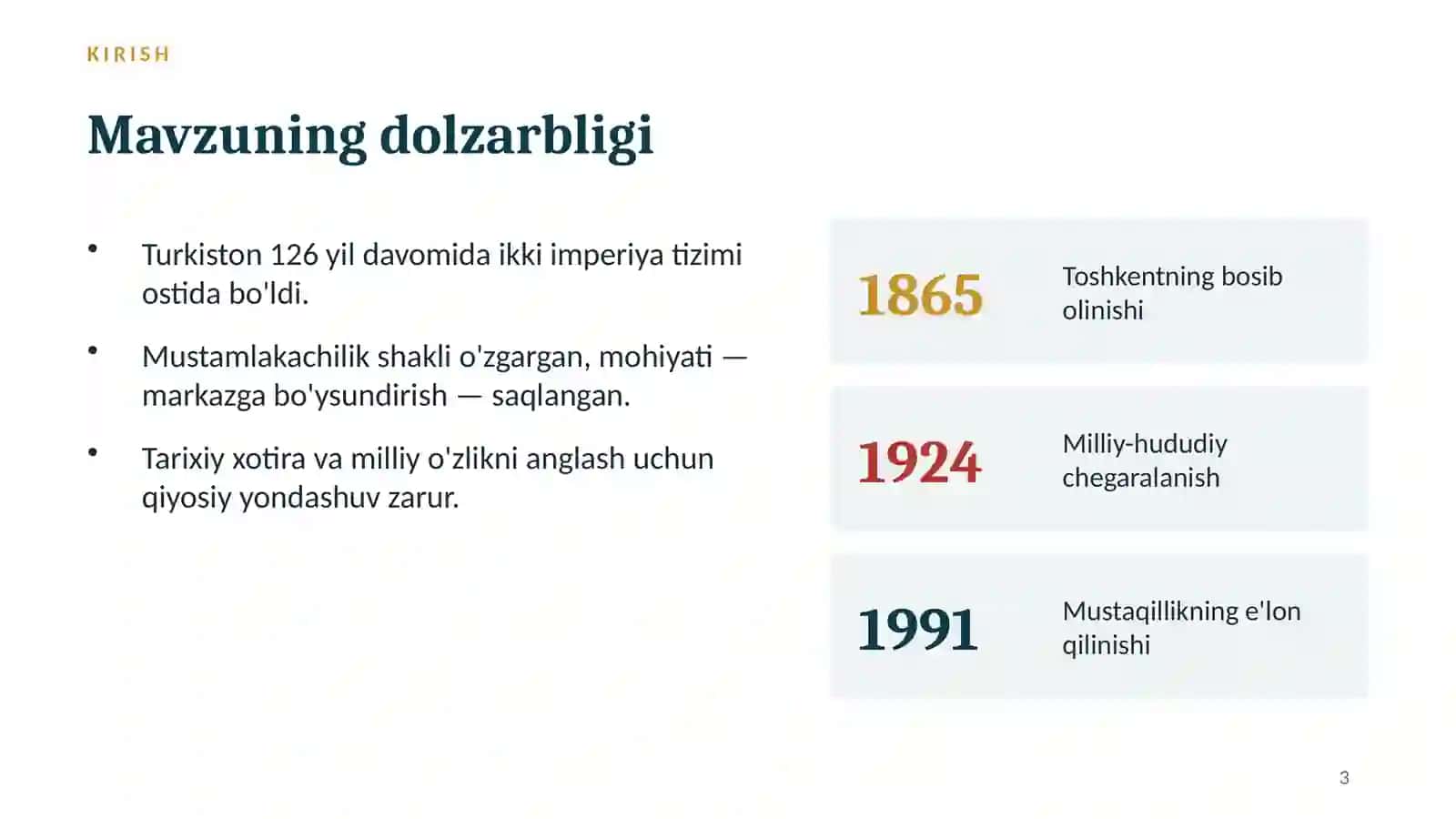 SEMINAR MASHG'ULOTI 3
