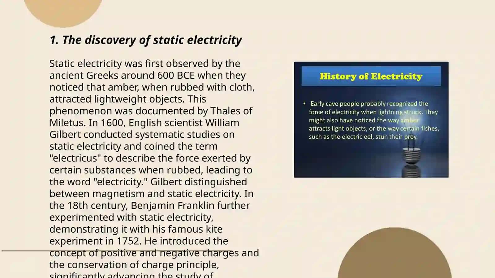 The History of Electricity 3