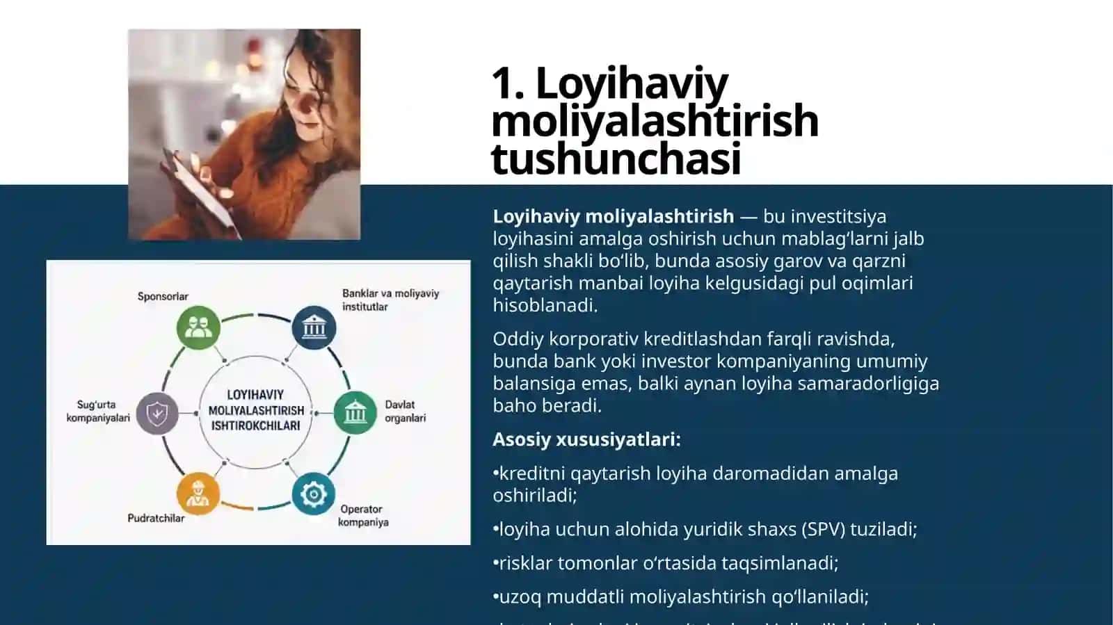 Investitsiyalarni loyihaviy moliyalashtirish 3