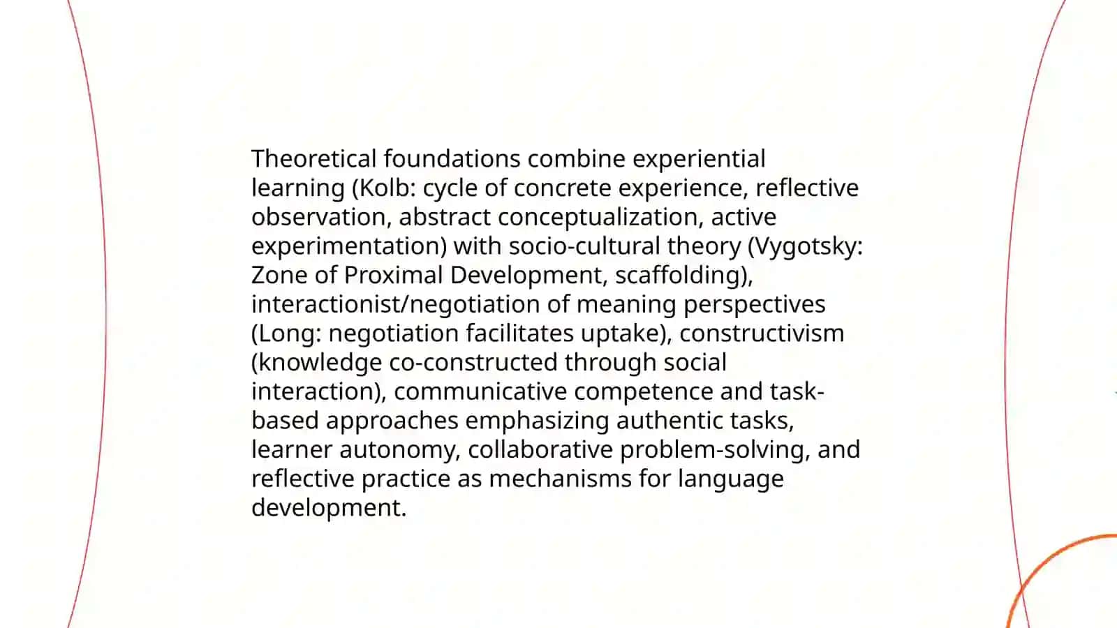 Experiental and negotiated language learning 3