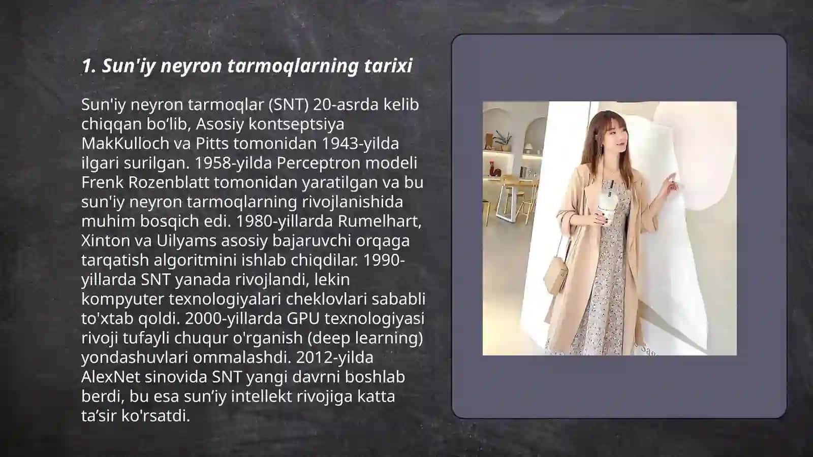 Sun’iy neyron tarmoqlari 3