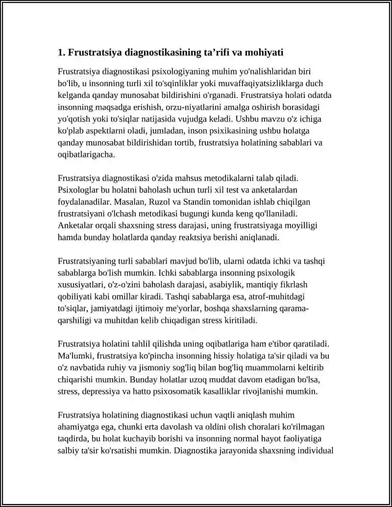 FRUSTRATSIYA DIAGNOSTIKASI 3