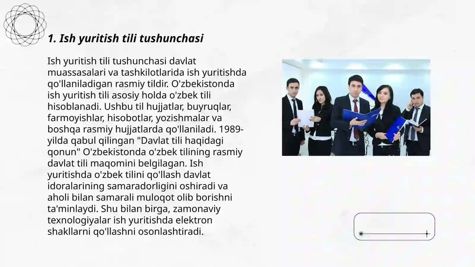Ish Yuritish Tili va Uslubi 3