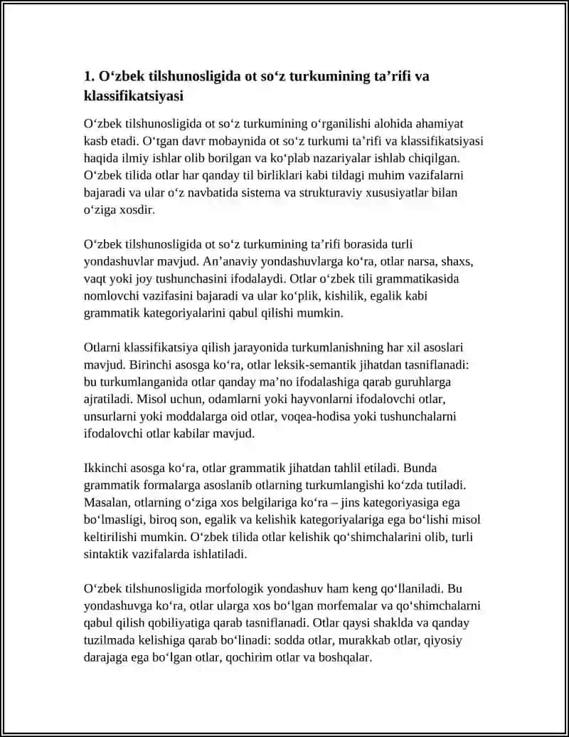 O‘ZBEK TILSHUNOSLIGIDA OT SO‘Z TURKUMINING O‘RGANILISHI 3