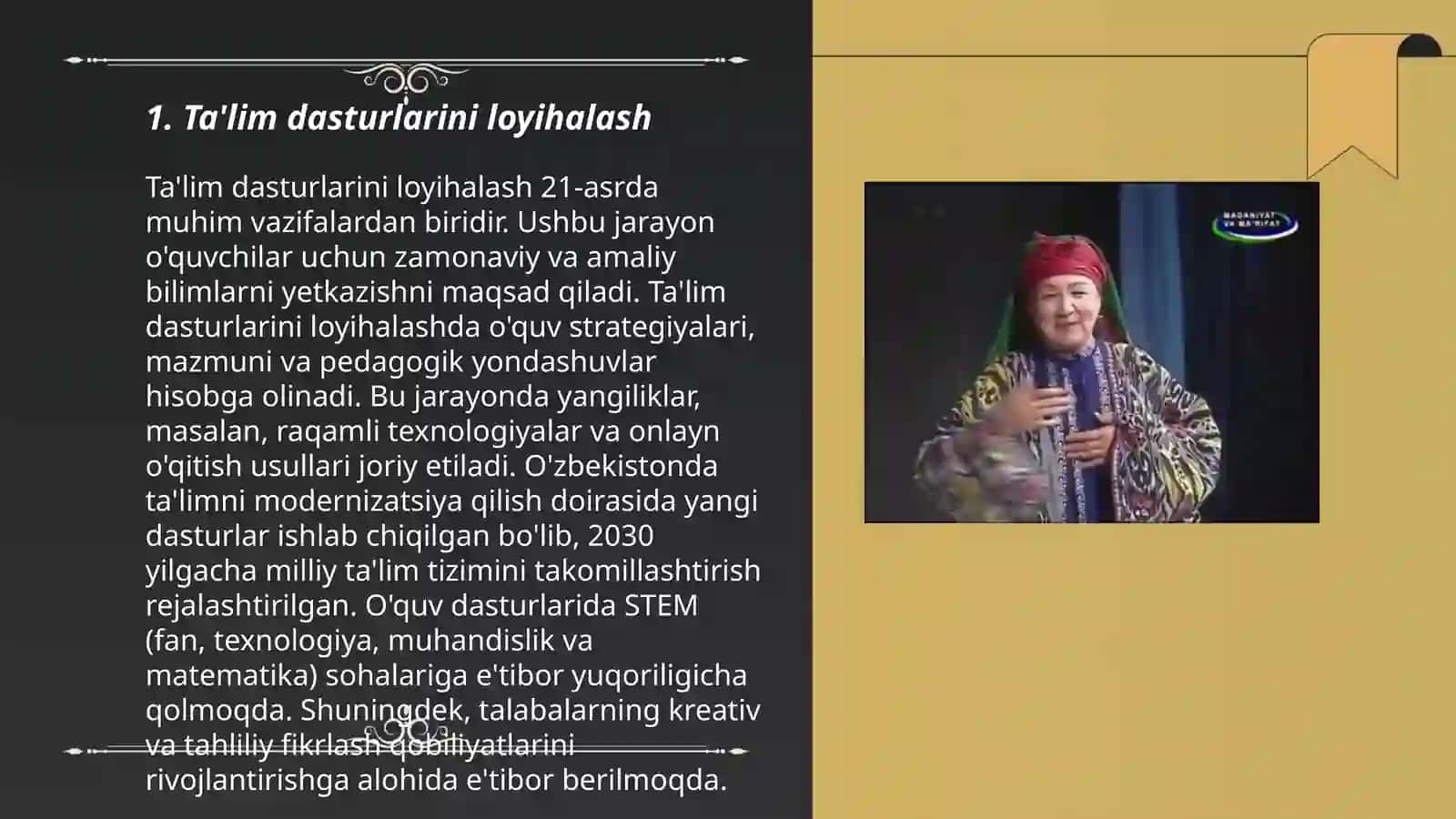Ta'lim dasturlarini loyihalash 3