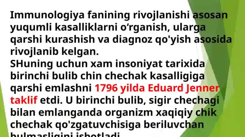 Immunitet va uning turlari 3