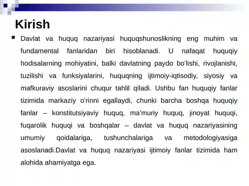 Davlat va Huquq Nazariyasi 3