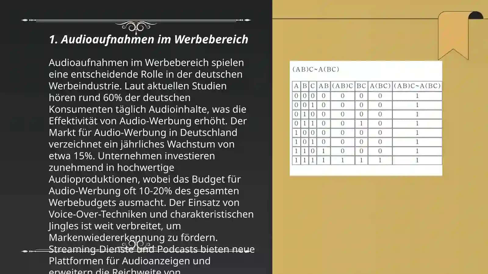 Audioaufnahmen im Werbebereich 3