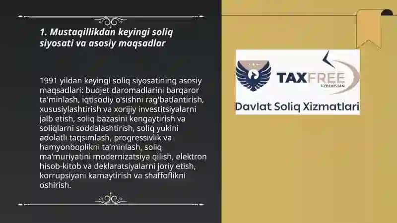 O'zbekiston soliq tizimi mustaqillik yillarida 3