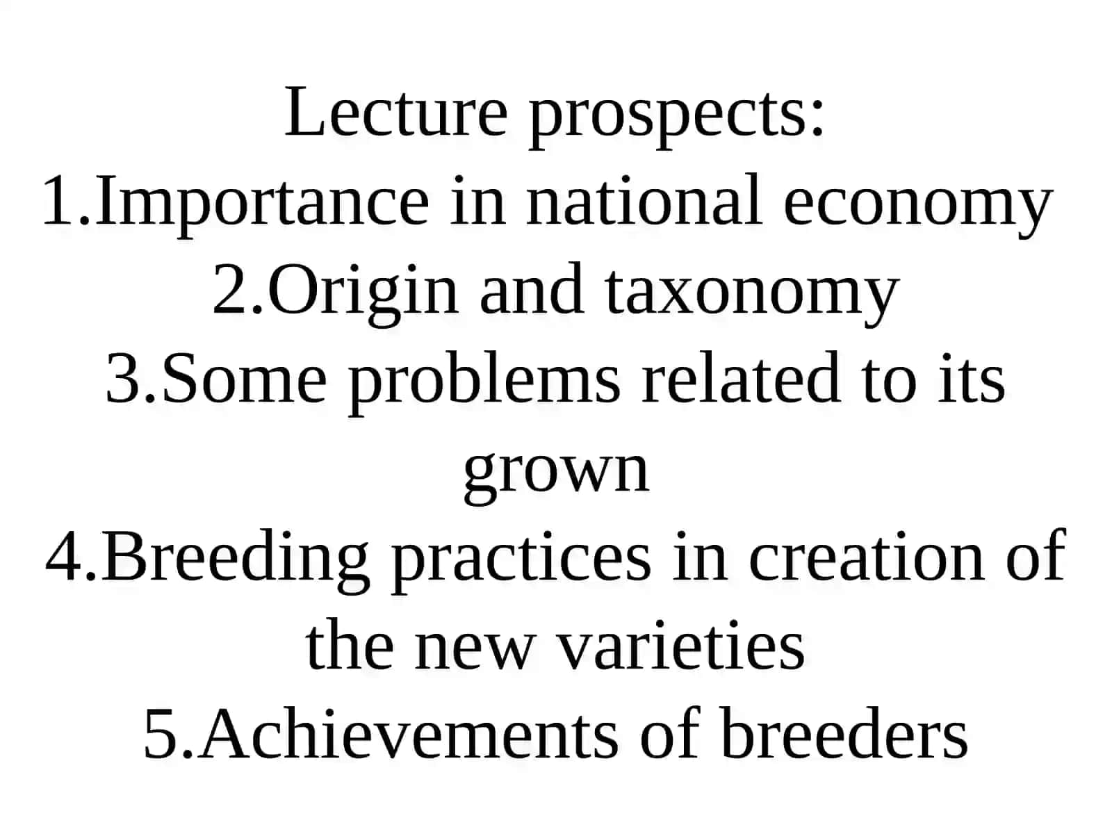 Breeding of perennial crops 3