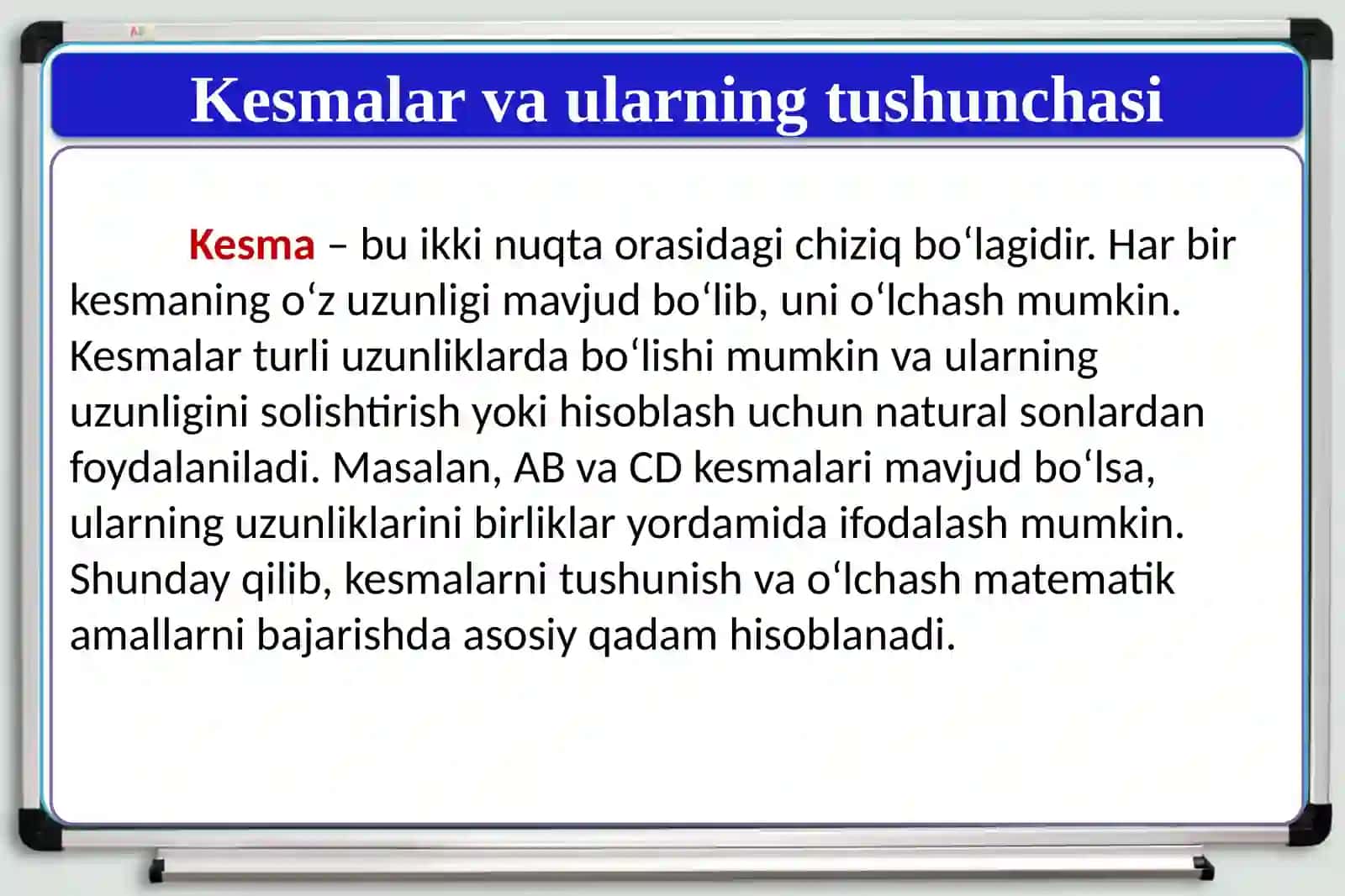 Miqdorlarni natural sonlar orqali o‘lchash. 3