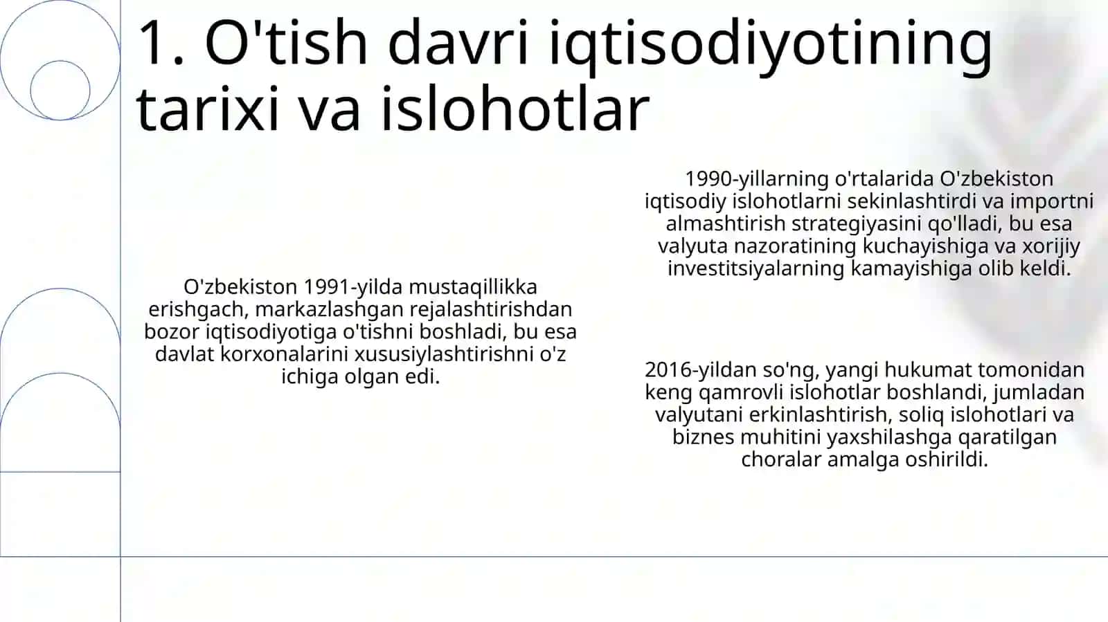 Õzbekiston õtish iqtisodiyotidagi mamlakat 3