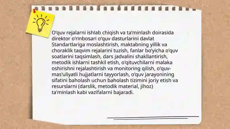 Oʻquv rejalarni ishlab chiqish va taʼminlash 3