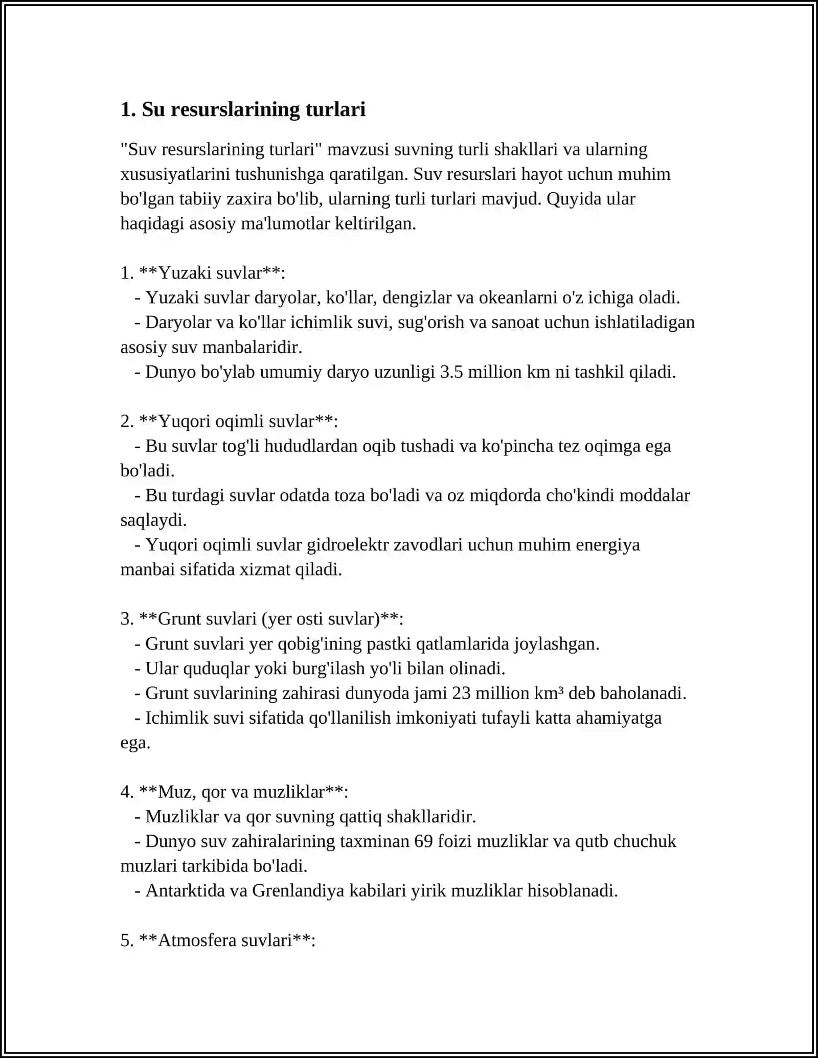 YUZ SUYAKLARI 3