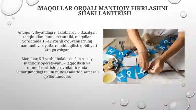 Maqollarning tarbiyaviy ahamiyati 3