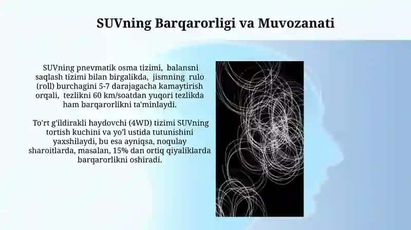 SUVning Aylanma Harakati 3