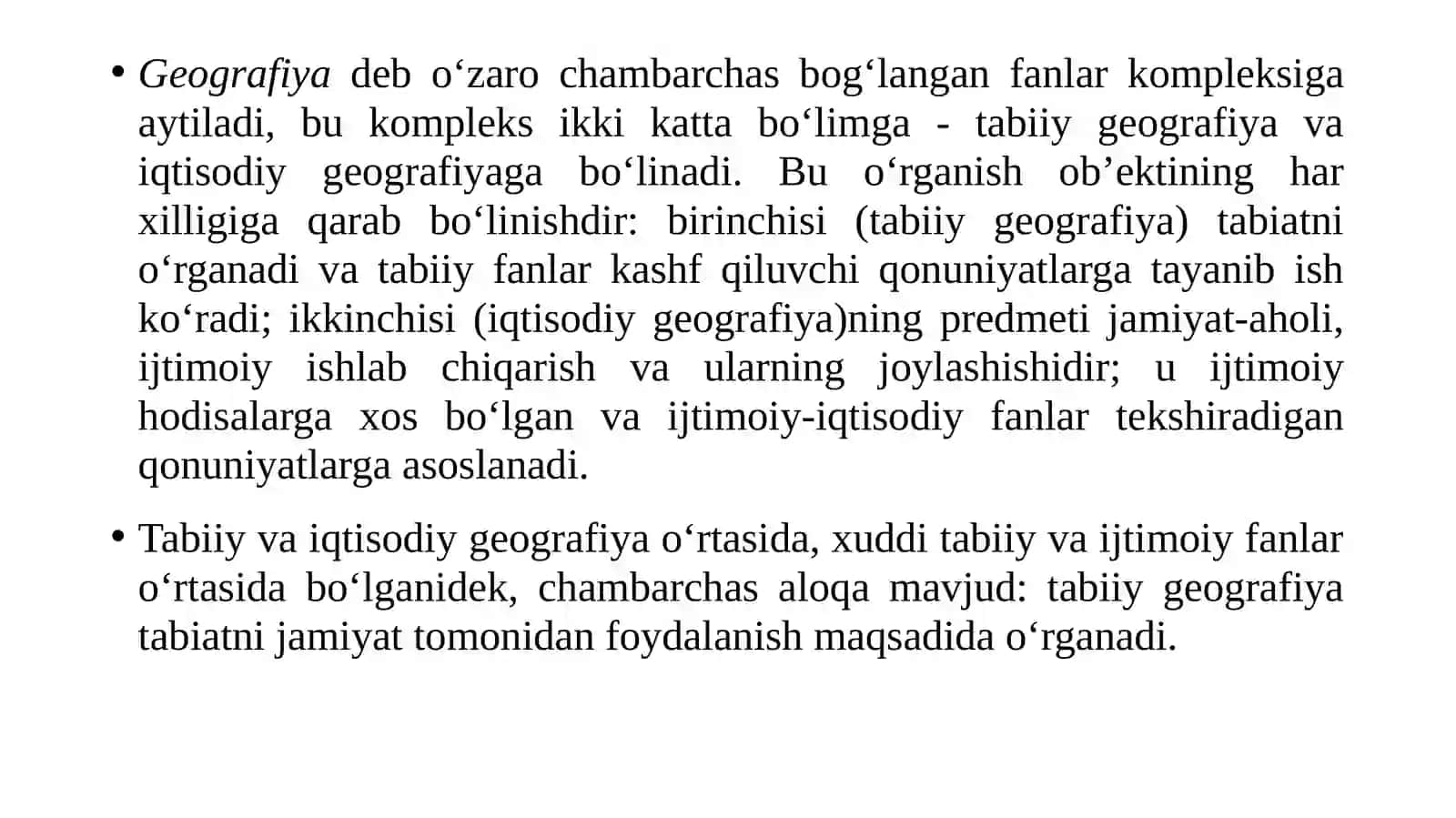 UMUMIY TABIIY GEOGRAFIYA FANIGA KIRISH 3