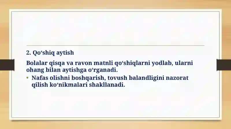 Maktabgacha kichik yoshdagi bolalarning musiqiy faoliyati 3