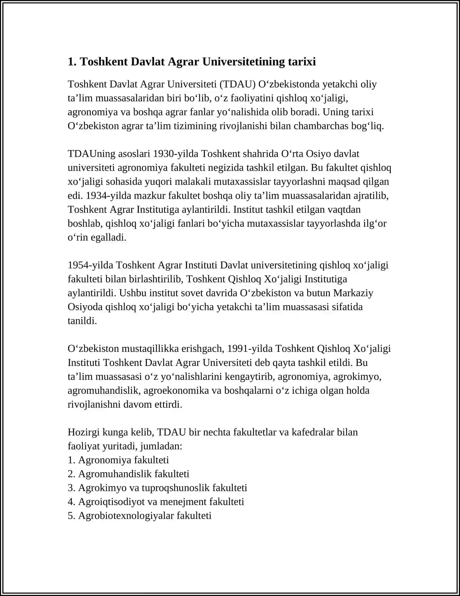 Tashkent Davlat Agrar Universiteti 3