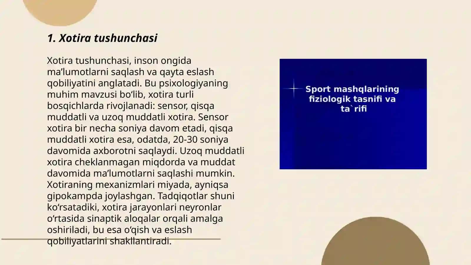 Xotira tushunchasi 3