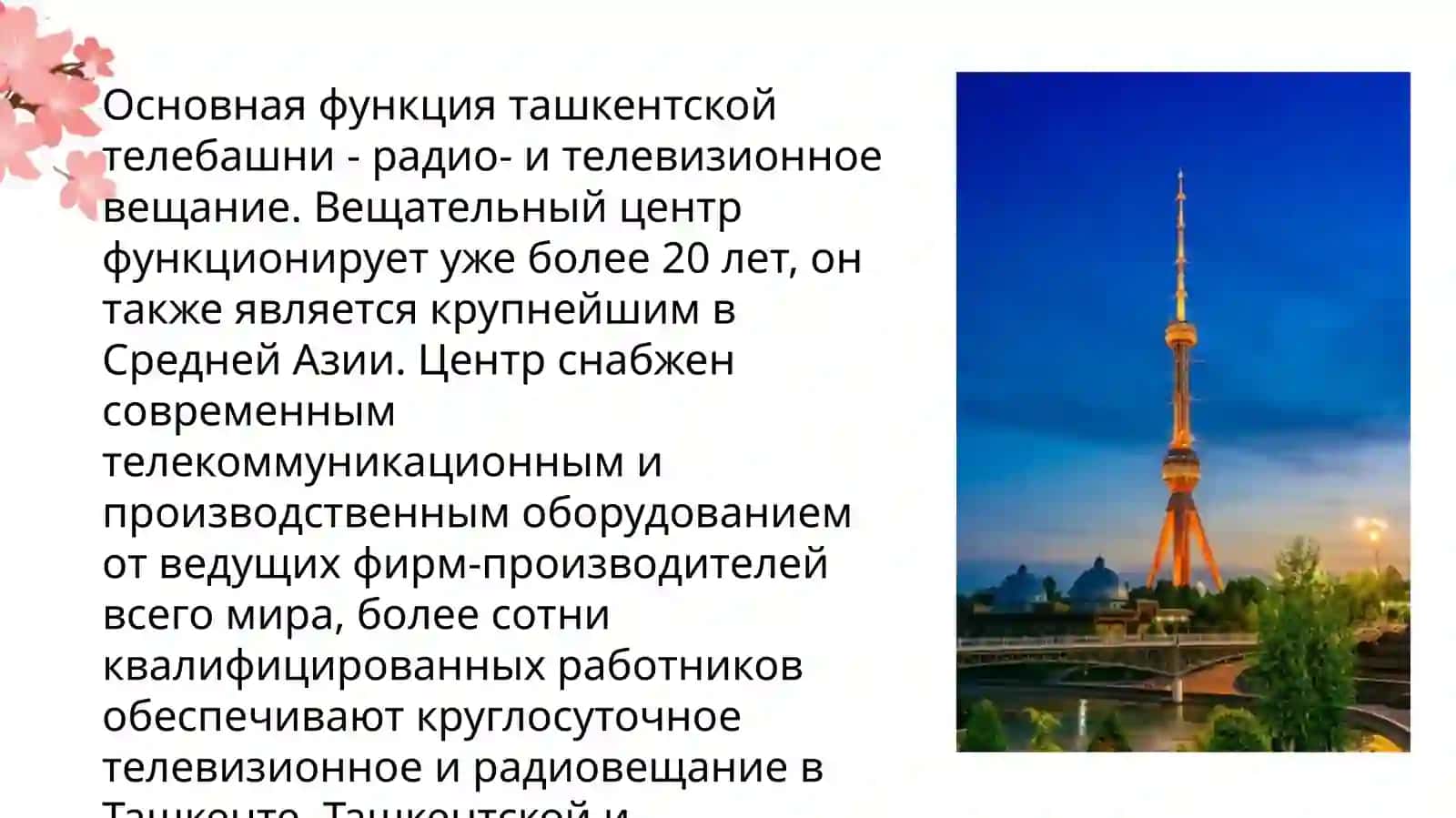 Ташкентская телебашня 3
