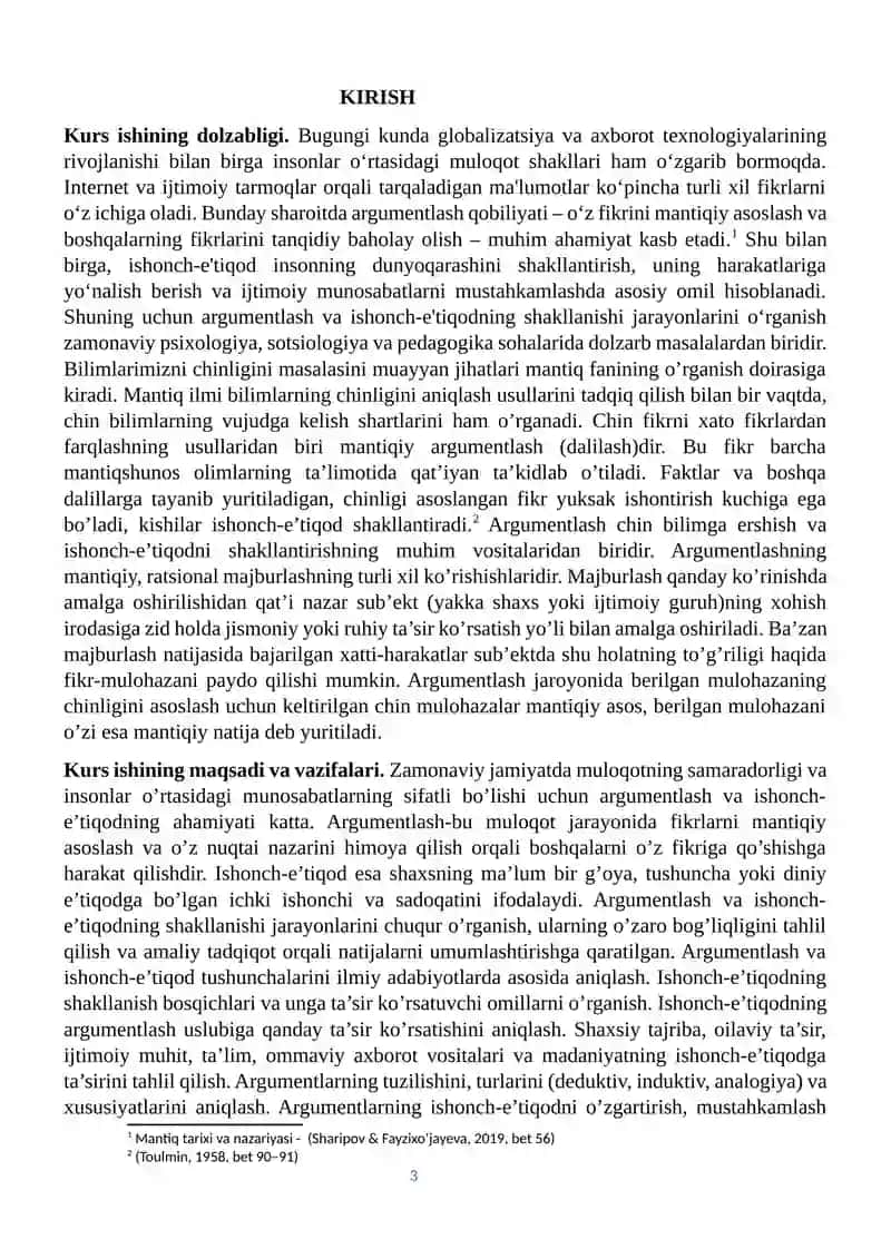 Argumentlash va ishonch-e’tiqodning shakllanishi 3