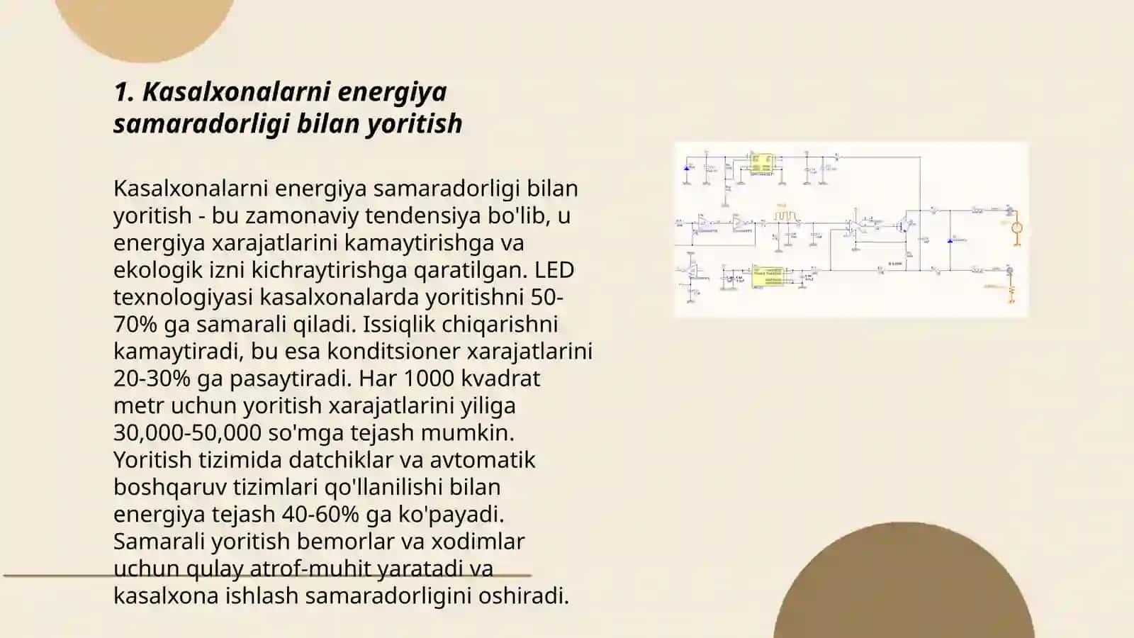 Kasalxonalarni energiya samaradorligi bilan yoritish 3
