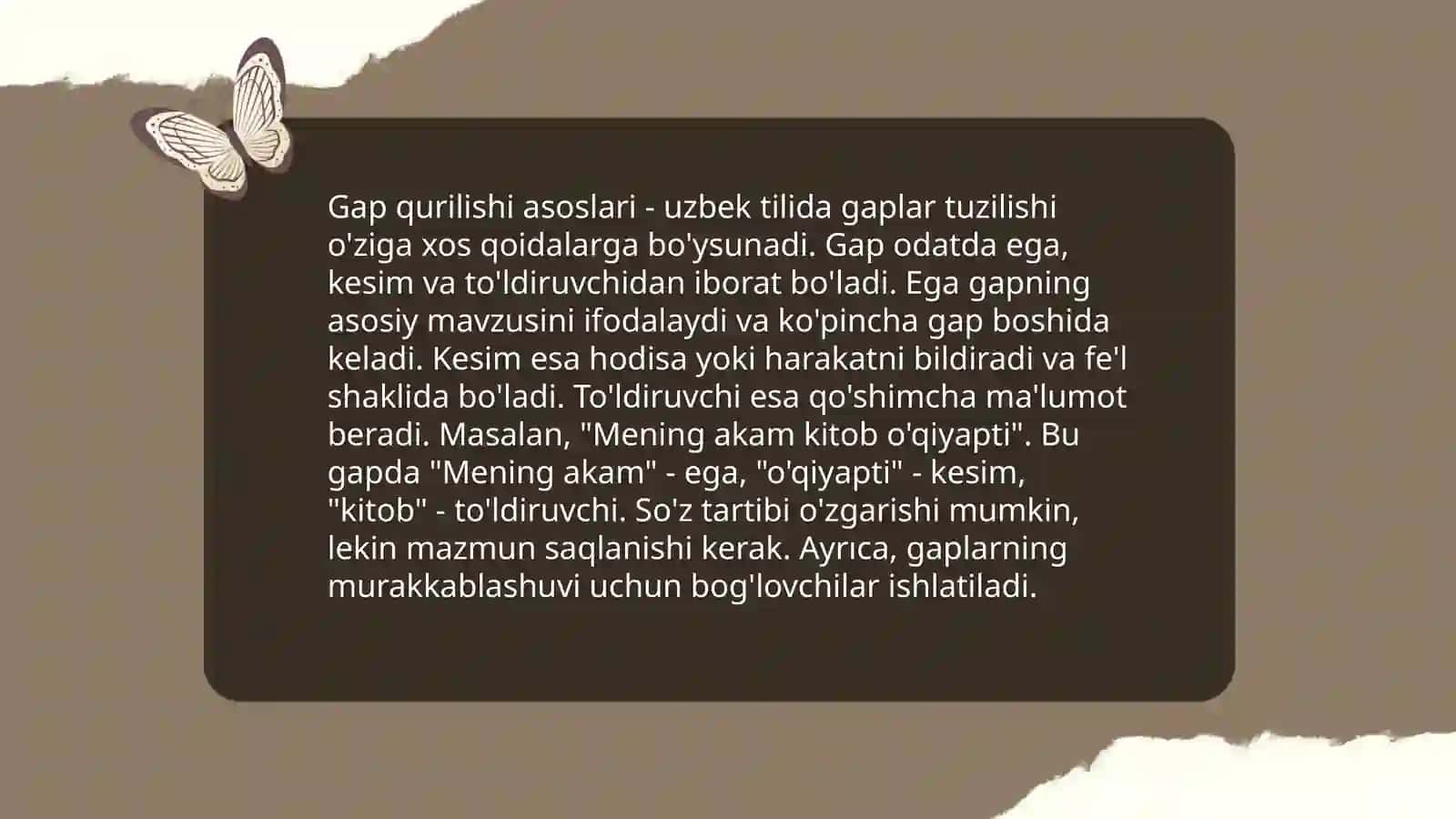Boshlang'ich sinfda gap ishlashdagi izchillik 3