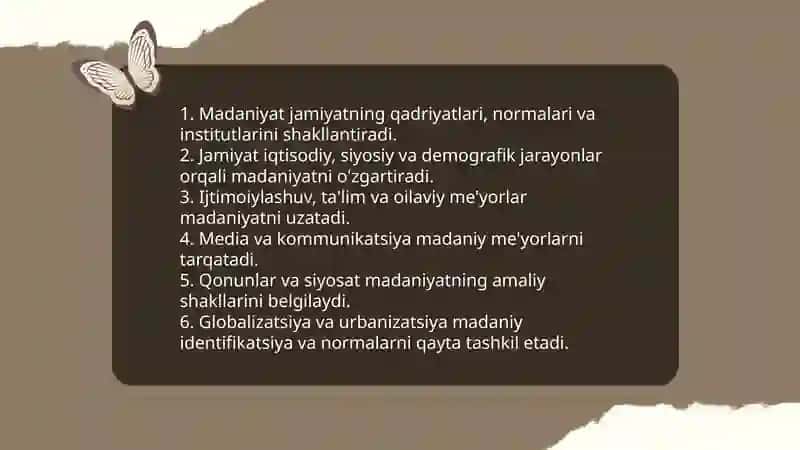 Madaniyat ijtimoiy hodisa sifatida 3