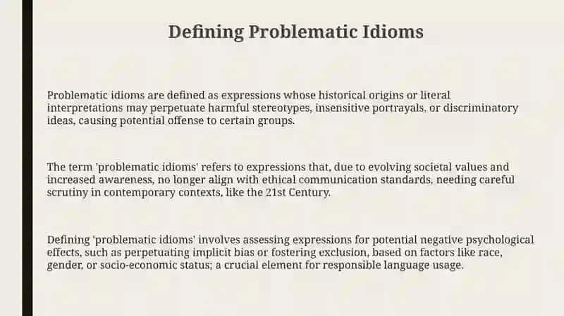 Idioms with problematic situations 3