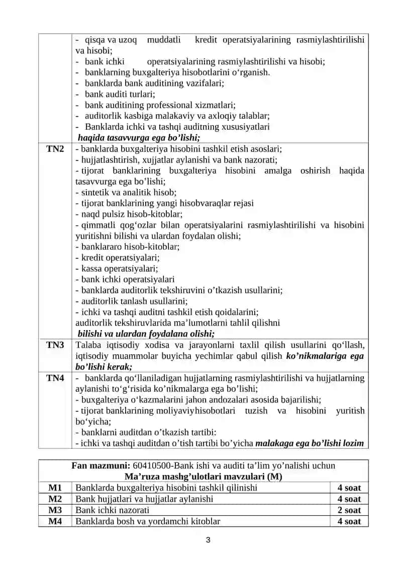 BANKLARDA BUXGALTERIYA HISOBI VA AUDIT 3