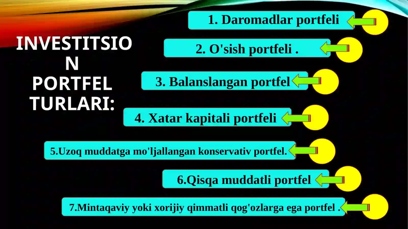 Investitsiyaportfeli 3