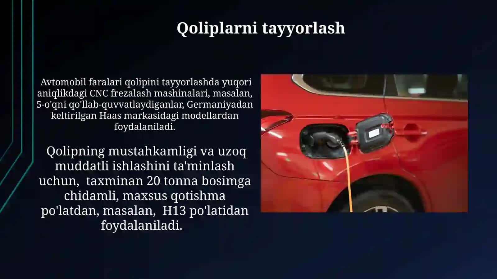 Avtomobil farasini ishlab chiqarish 3
