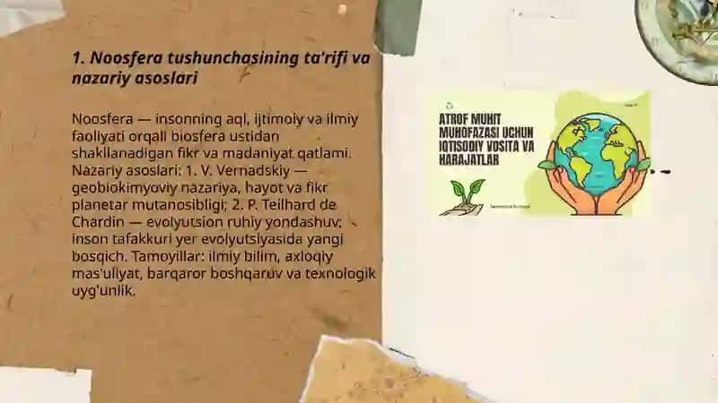 Noosfera tushunchasi va atrof muhit muhofazasi 3