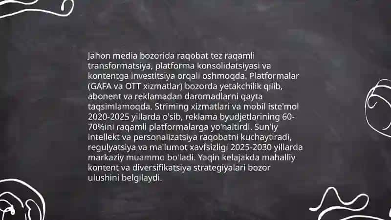 Jahon media va axborot makonida raqobat 3