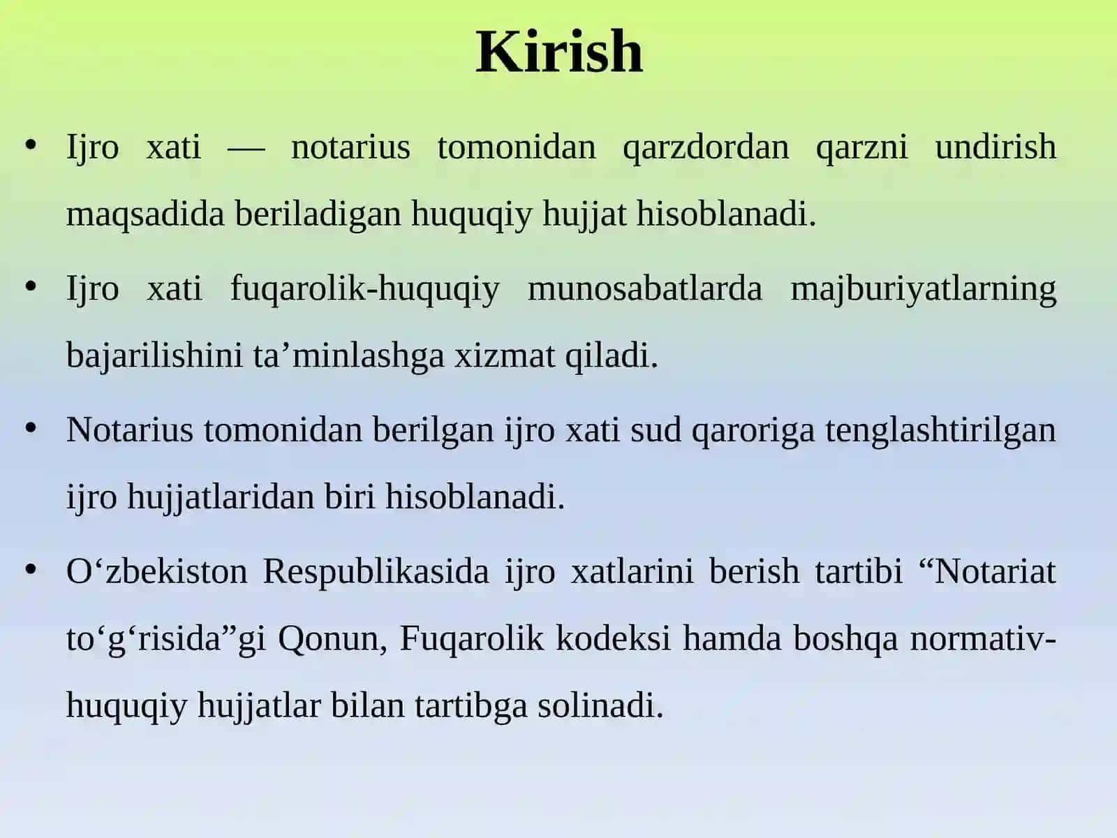 Ijro xatlarini berish tartibi 3