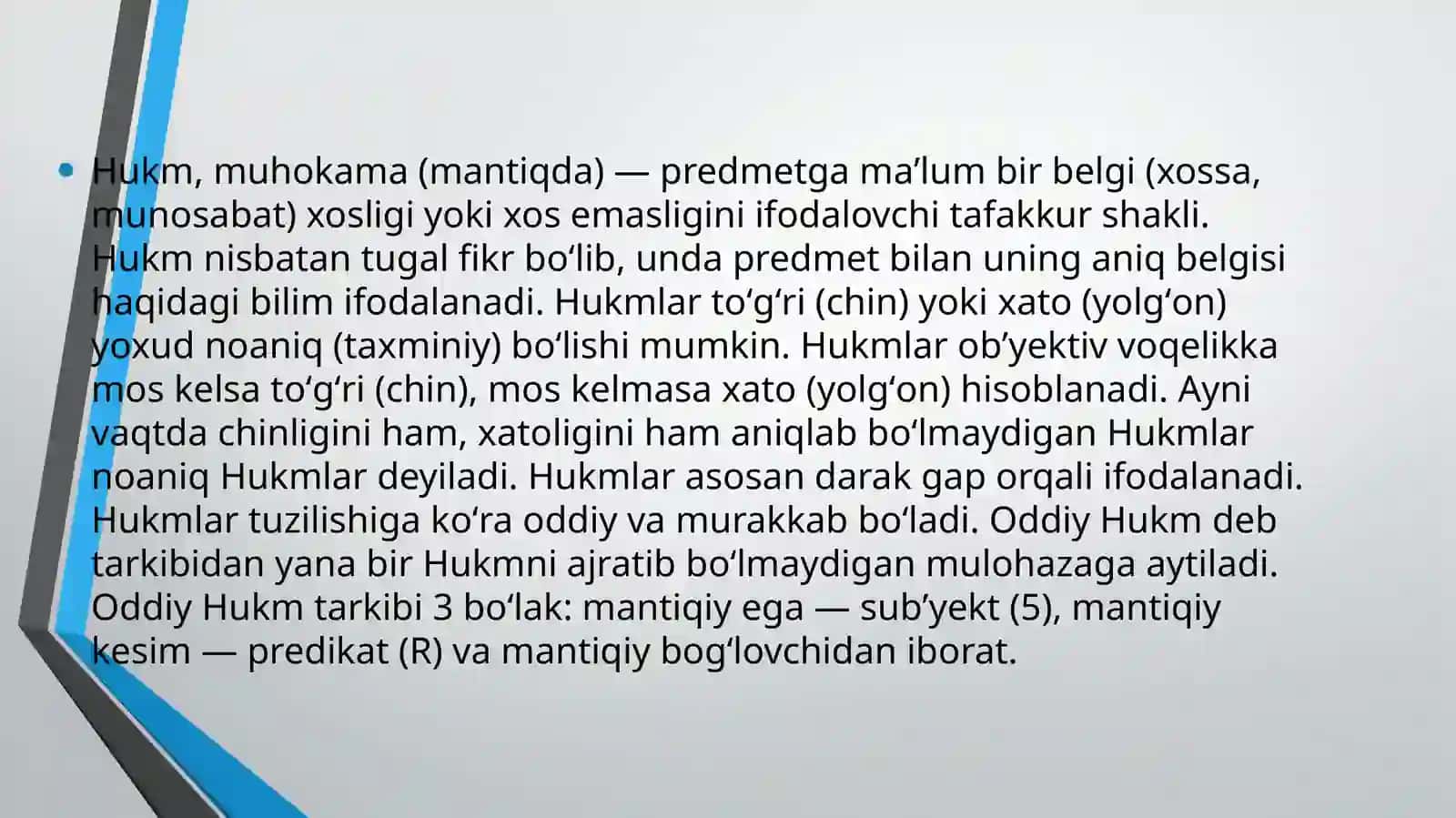 HUKM TAFAKKUR SHAKLI SIFATIDA 3