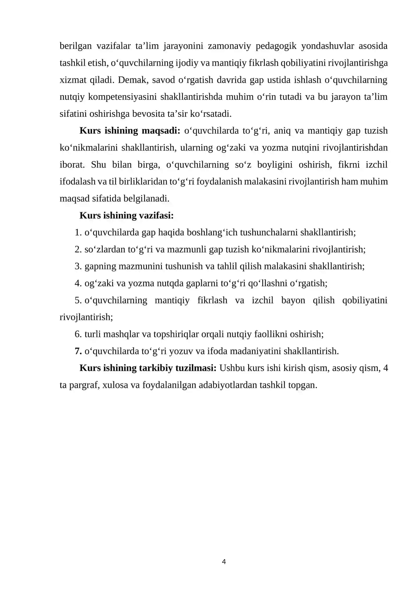 Savod o‘rgatish davrida gap ustida ishlash 3
