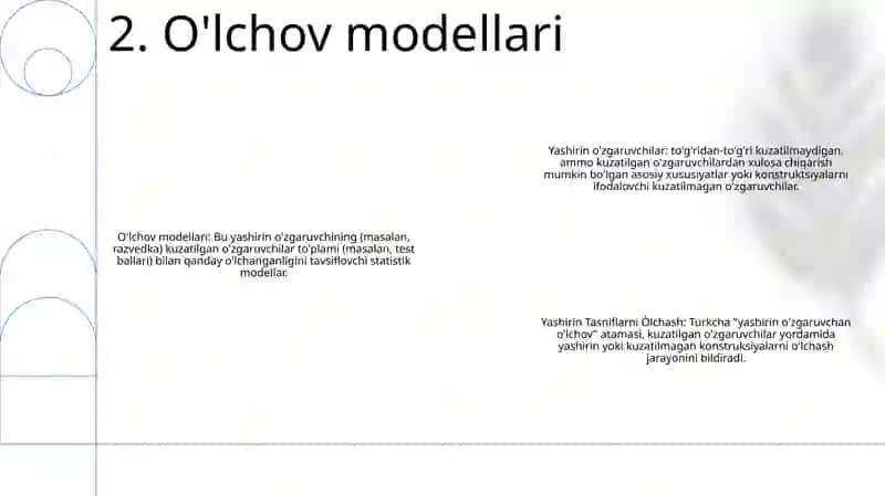 Yashirin Tasniflarni Òlchash 3