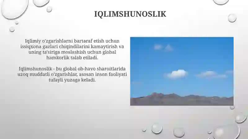 Iqlimshunoslik 3