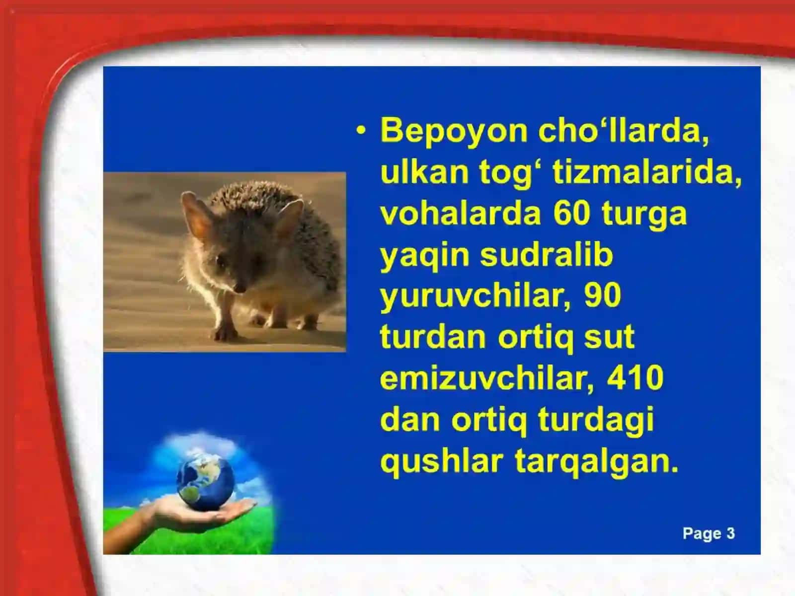 Ҳайвонот дунёсининг географик тарқалиши 3