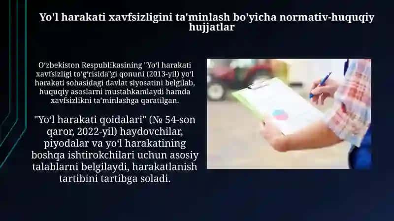 Yo‘l harakati xavfsizligi to‘g‘risida qonun 3