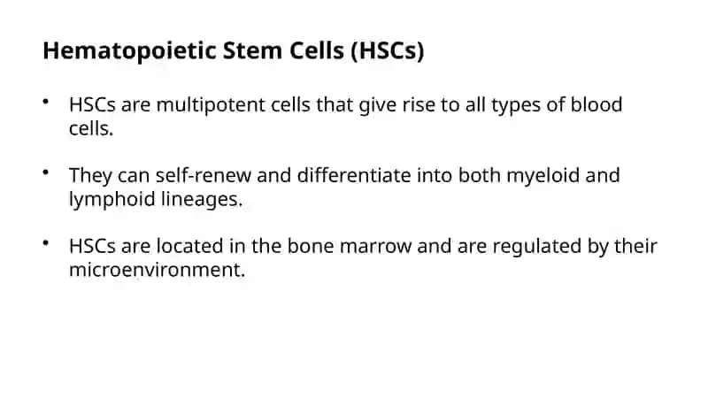 Hemocytopoiesis 3