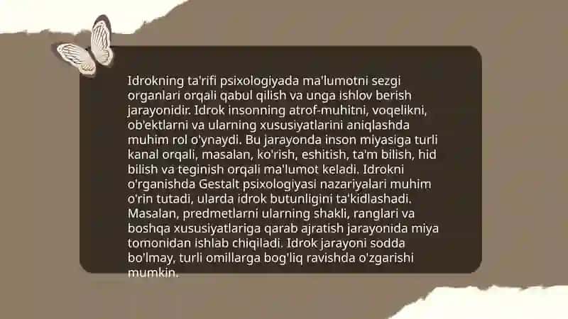 Idrok haqida tushuncha va uning xususiyatlari 3